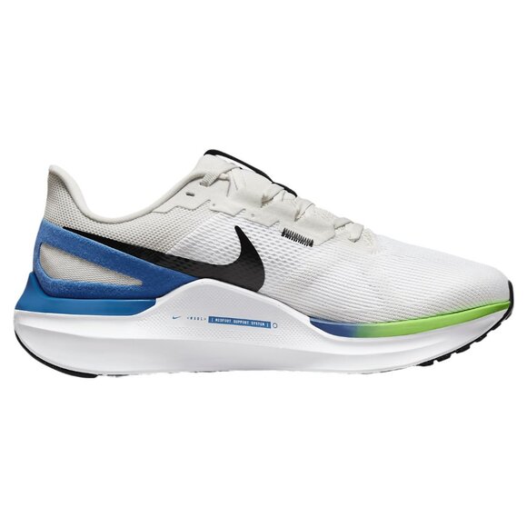 Nike Structure 25 - Size 9.5 Men Running Shoes White Star Blue DZ3488-100 NEW main image 5